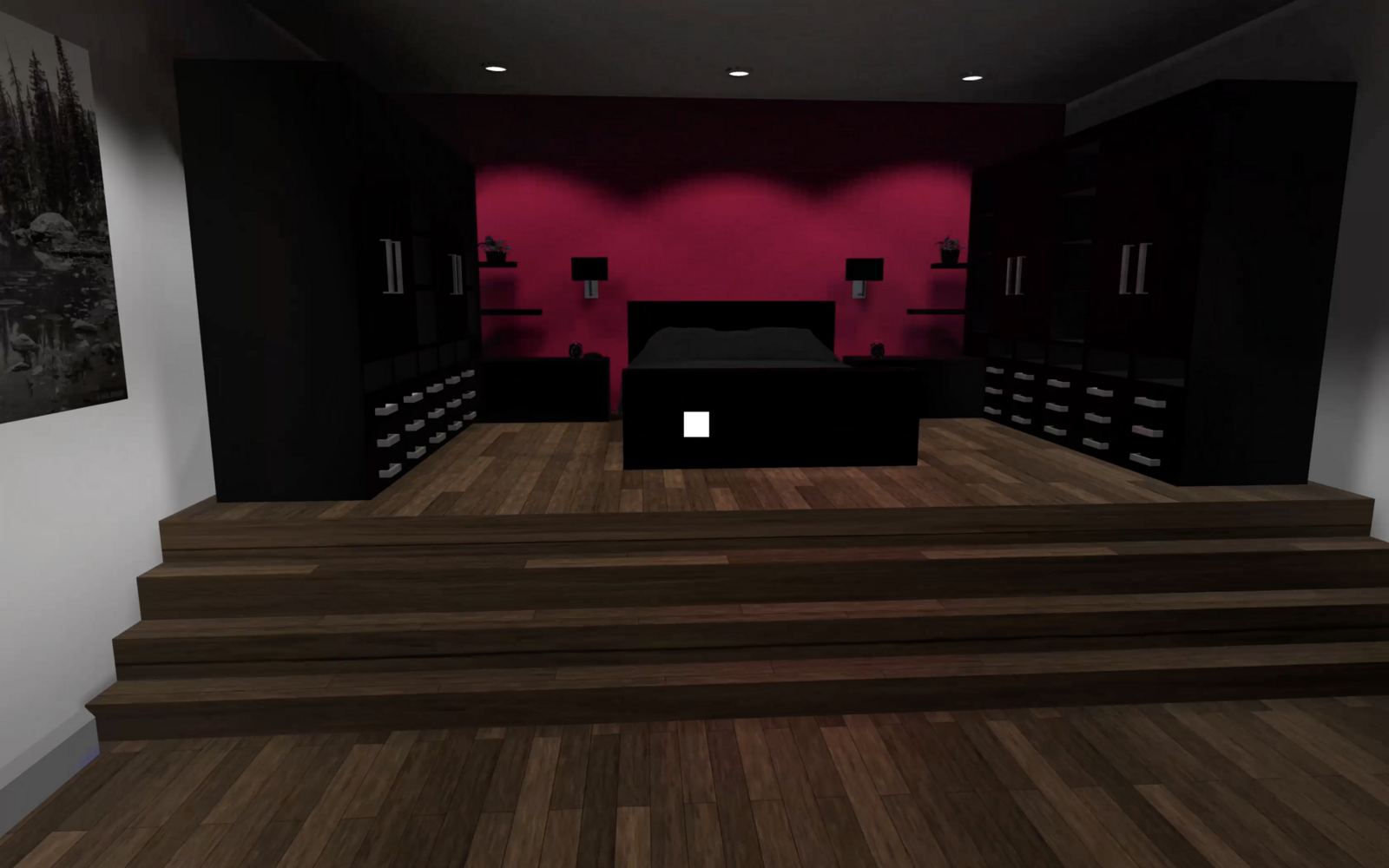 Modern Bedroom: 3D & VR