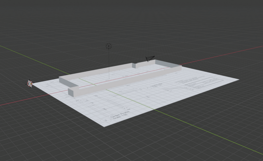 Hope Mill Floor Plan in Blender